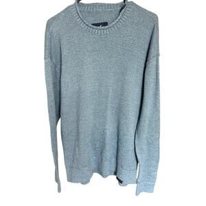 Hollister Roll Neck Sweater Men's Blue Sz Large Preppy Prep New With Tags